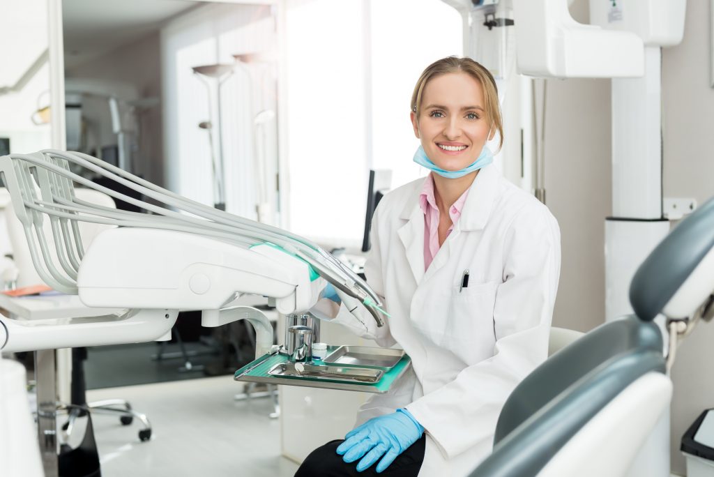 New Dentist in exam room